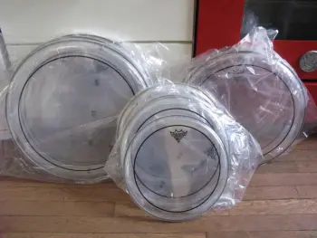 Remo Clear Pinstripes... New, never installed.