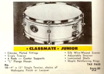 Rogers Classmate snare