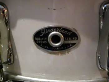70s Slingerland COA Snare with WHITE WRAP?