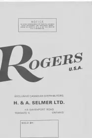 1967 Rogers Drums Canadian Price List Question