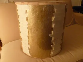 DIY gold sparkle wrap for MIJ