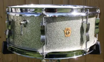 1965 Keystone Ludwig Jazz Festival 5 1/2&quot;x 14&quot; Silver Sparkle