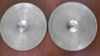 vintage 15&quot; zildjian hi hat plates