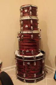 Ludwig Standard Ruby Red Strada Set