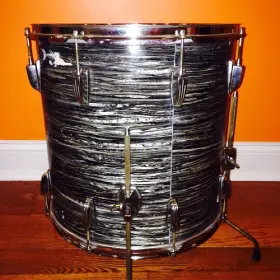 67 Ludwig Black oyster pearl 16&quot; Floor tom