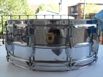 Ludwig Super Classic Silver Sparkle 1962 Pre-Serial Keystone badge