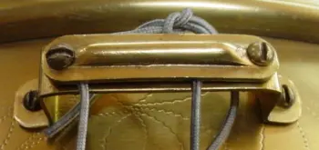 [B]1920s C. G. CONN 5 x 14 SILVER PLATED/GOLD PLATED/ENGRAVED 6 LUG ALL METAL SEPARAT