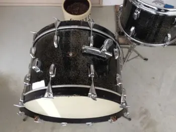 Slingerland Sparkling Black Pearl