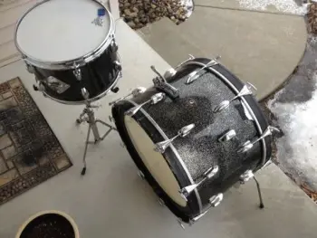 Slingerland Sparkling Black Pearl