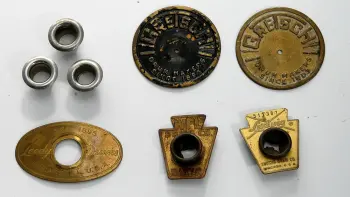 2 Gretsch Badges for sale...