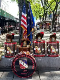 Swiss Drummers at the Deep River Ancient Muster