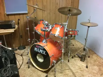 my uncle's drum set....