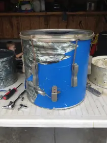 Sky Blue Pearl Adhesive Removal