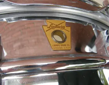 Early 60's Super-Ludwig brass snare drum