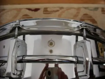 1969 Ludwig keystone badge brass supra