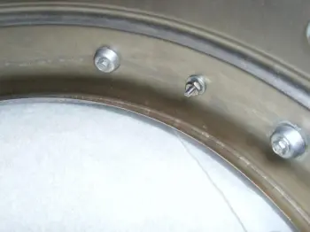 1969 Ludwig keystone badge brass supra