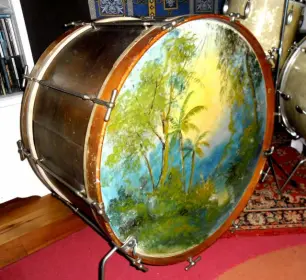 Old Ludwig Marching Snare for kit