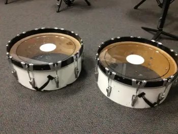 Ludwig Marching Bass sawed in half!