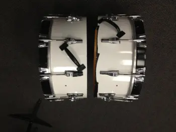 Ludwig Marching Bass sawed in half!
