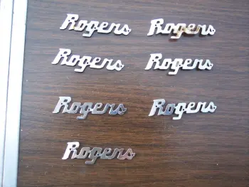 Drum Badges Camco-Rogers-Ete