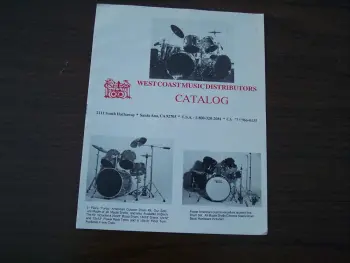Rare cool West Coast Drum Catalog