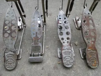 Vintage Leedy and also Ludwig foot pedals...