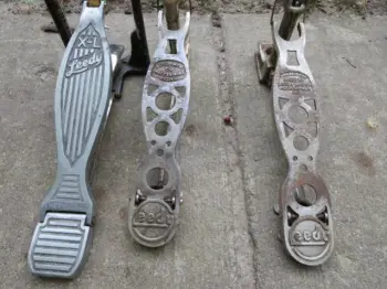 Vintage Leedy and also Ludwig foot pedals...