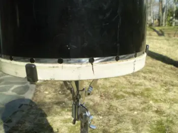 Ludwig and Ludwig pre-WWII black lacquer toms