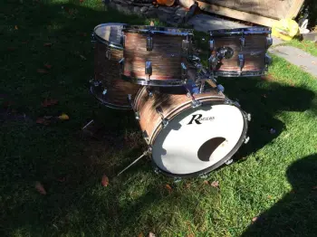 *RARE FINISH* Vintage Rogers Drum set, original Pink Oyster wrap!