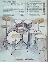70s Slingerland Blue Lacquer (?) Kit