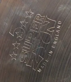 Vintage Super Zyn 5 Star Cymbal crash/ride.....70's