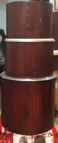 Painting drum shells with a HVLP gun