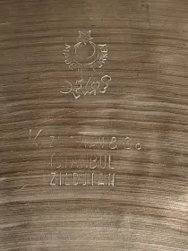 Vintage zildjian k 18' crash/ride cymbal