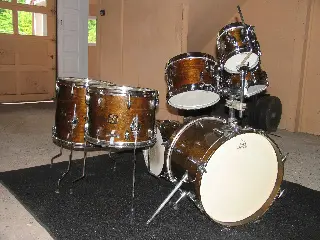 Vintage circa(1970's) custom Gretsch Drum Set