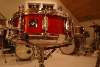 85/86 Candy Apple Red Tama Superstar 14x5 Snare