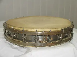 1905 nickle plated 14&quot; x 3&quot; snare drum