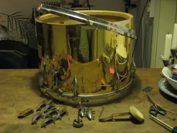 Edgware: convert a 14 x 10 marcher into a 14 x 5 snare