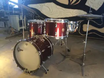 vintage 60’s Gretsch Round Badge 12 / 14 / 18 Jazz Bop drum set