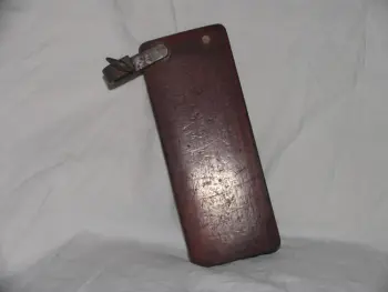 Walnut wood block &amp; clamp