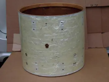 Wfl 18&quot; floor tom rehab.