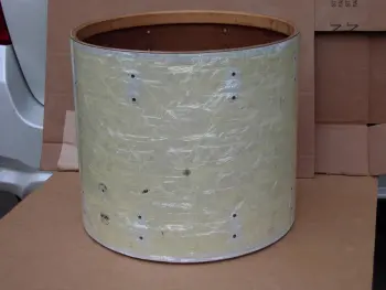 Wfl 18&quot; floor tom rehab.