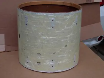 Wfl 18&quot; floor tom rehab.