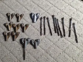 Ludwig &amp; WFL Bass Drum Claws, Rods, Legs