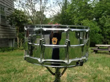 RARE Vintage Ludwig PRE-SERIAL keystone badge 6.5" x 14" Supraphonic snare drum!