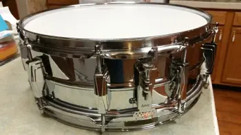 Ludwig Super COB Snare Drum 1960's Welded Brass Shell