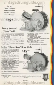 Own a piece of Ludwig History.  1930's &quot;Tango&quot; Kit