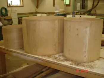 Mahogany veneer job