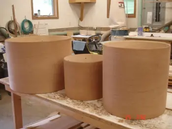 Mahogany veneer job