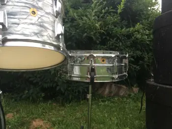 Early 60's Ludwig PRE-SERIAL 13/16/22 drum set with COB Supraphonic, sky blue pearl