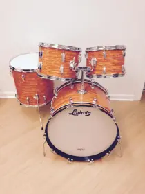 1968 Ludwig Mod Orange Hollywood Set
